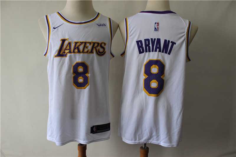 Lakers 8 Kobe Bryant White Nike Swingman Jersey,We sell and wholesale Lakers 8 Kobe Bryant White Nike Swingman Jersey on line form chian!